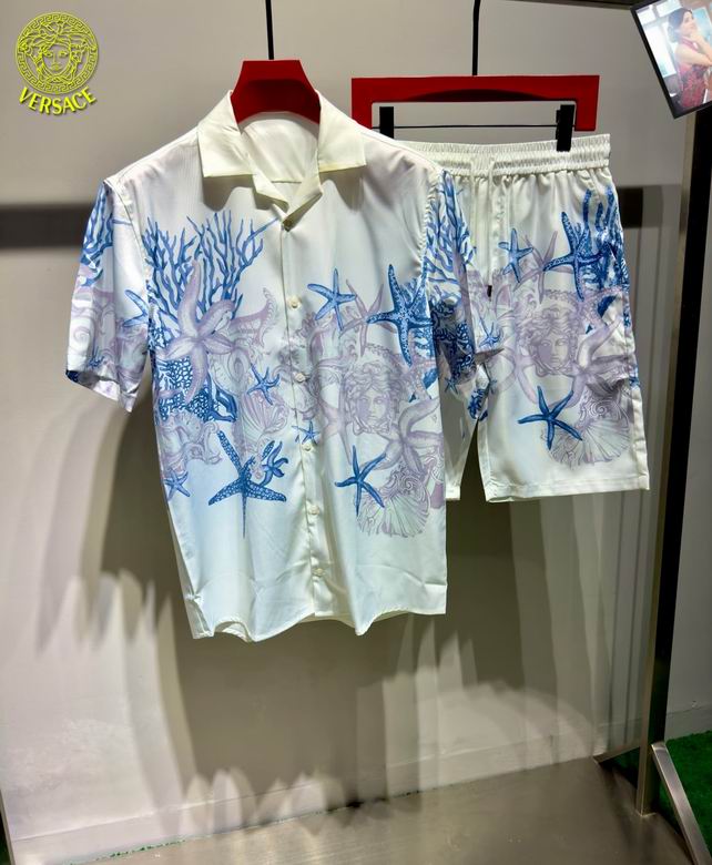 Versace Shirt & Shorts Set ID:20250801-196